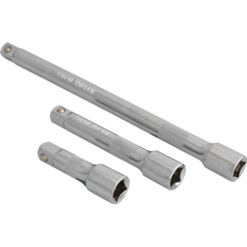 BlueSpot Tools 1/2in Square Drive CV Extension Bar Set 3 Piece 02070