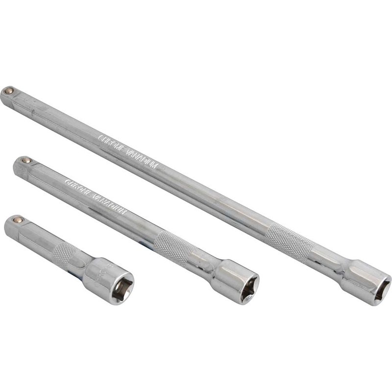 BlueSpot Tools 3/8in Square Drive CV Extension Bar Set 3 Piece 02072