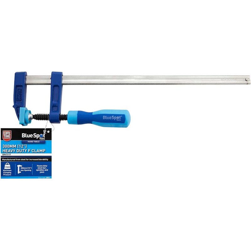 BlueSpot Tools Heavy-Duty F-Clamp 50 x 300mm 10037