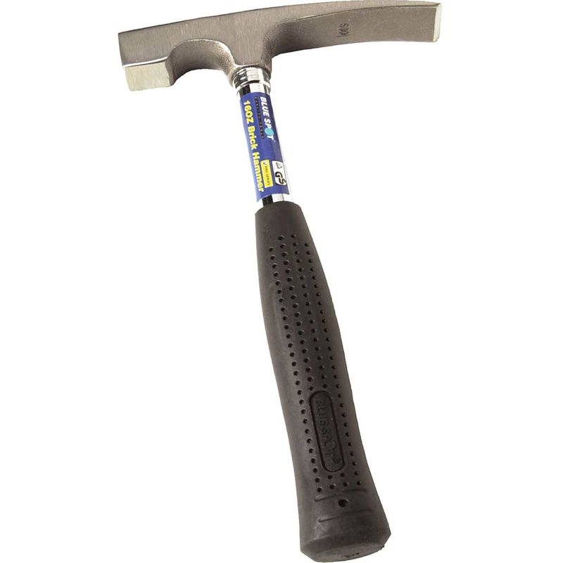 BlueSpot Tools Steel Shafted Brick Hammer 450g (16oz) 26565