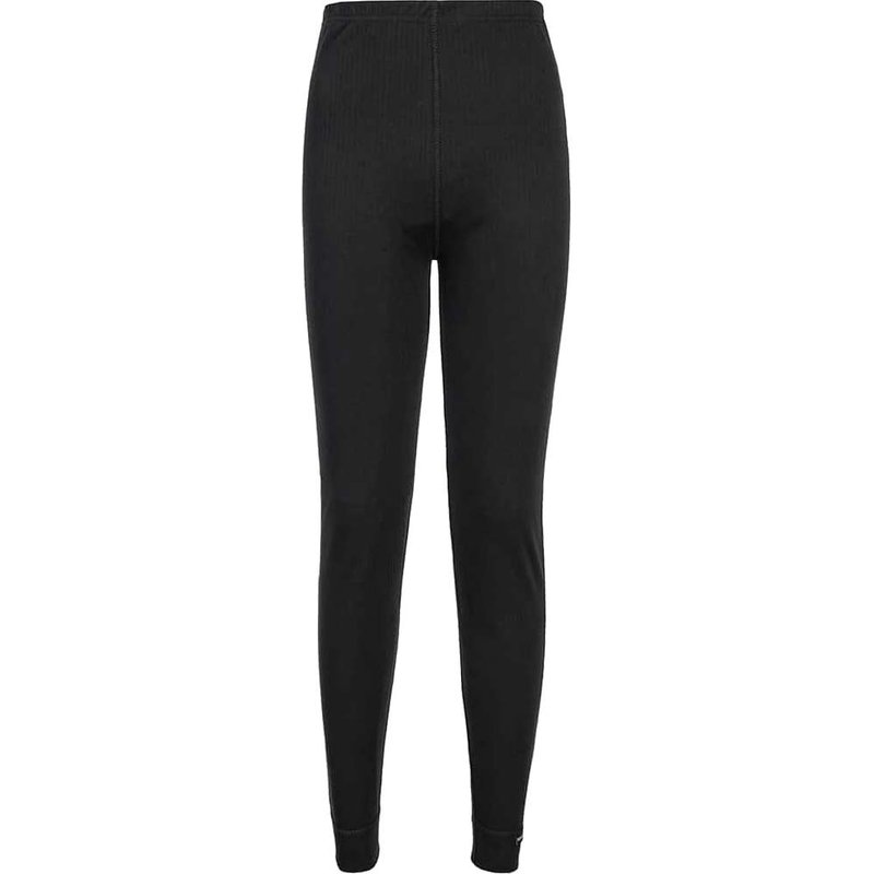 Portwest Womens Thermal Baselayer Leggings Black M 31"