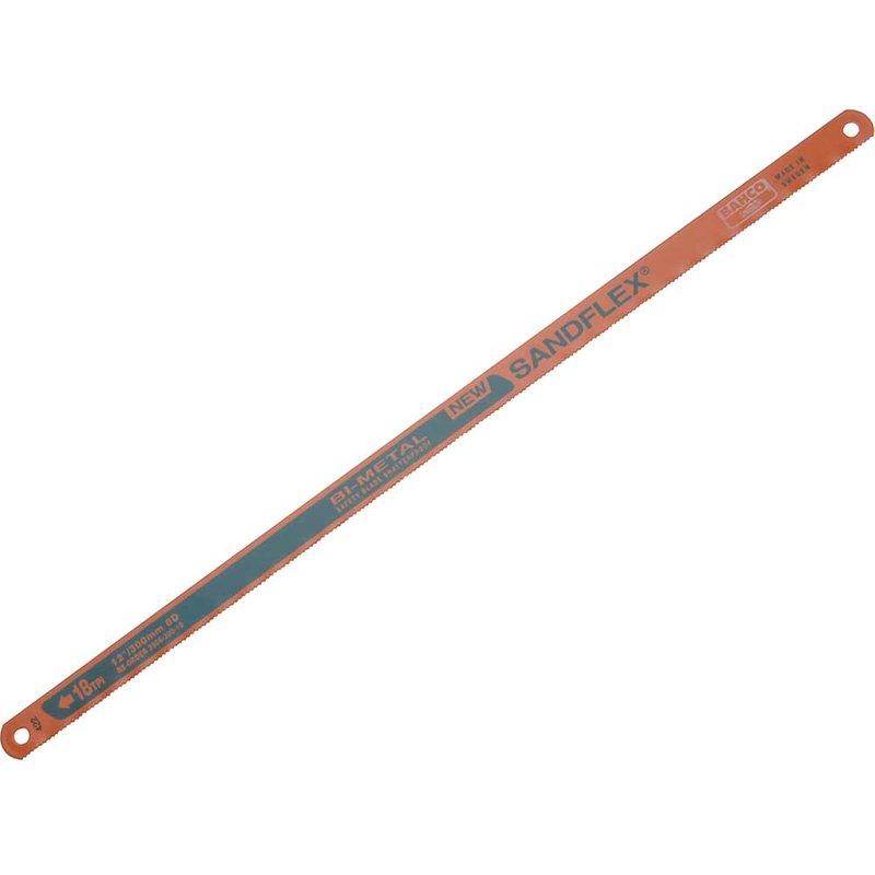 Bahco 3906 Sandflex® Hacksaw Blades 300mm (12in) x 18 TPI (Pack 5) 3906-300-18-5P