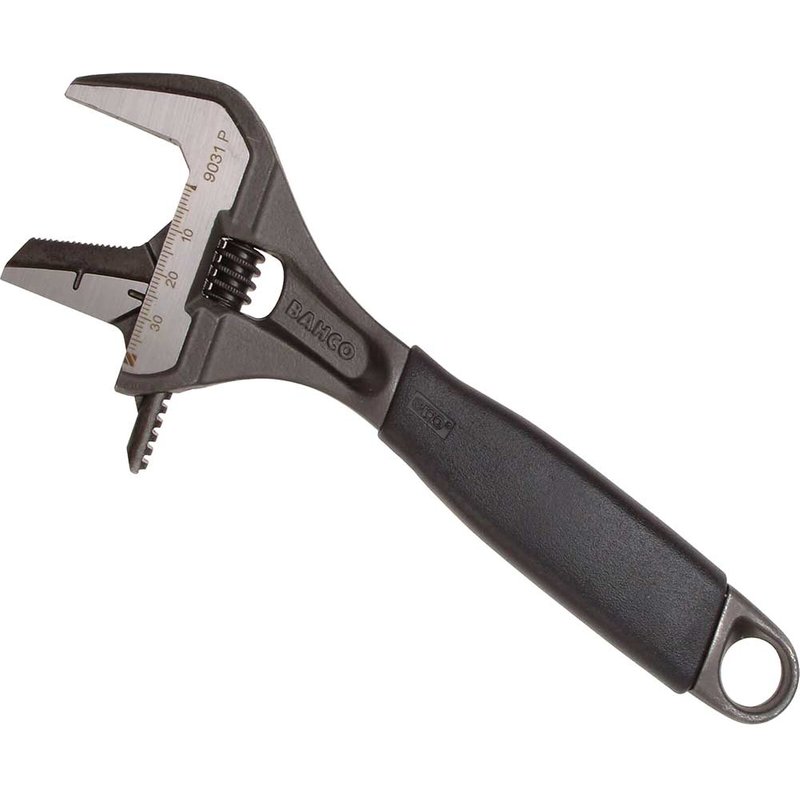 Bahco 9031P Black ERGOâ„¢ Adjustable Wrench 200mm (8in) 9031P