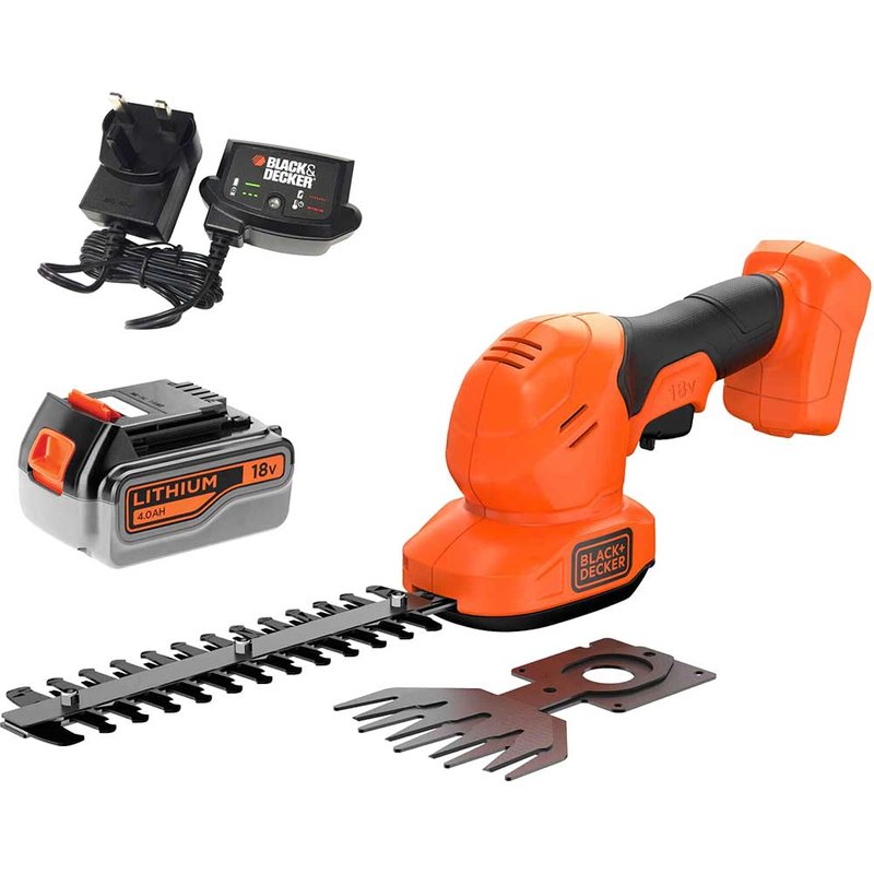 Black and Decker BCSS18 18v Cordless Shrub Shears No Batteries No Battery Charger