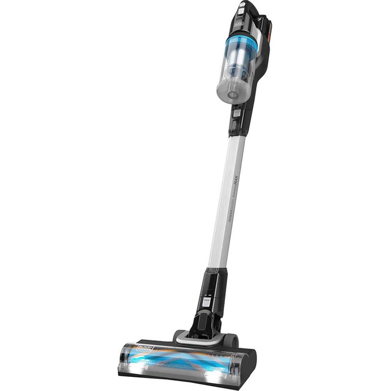 Black & Decker BHFEB520D1-GB stick vacuum/electric broom 2-in-1 stick vacuum Battery Dry Bagless Black, Silver, Transparent, White 2 Ah