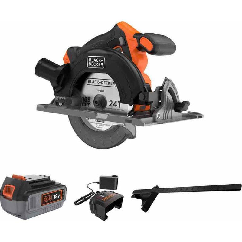 Black and Decker BLCCS78 18v Cordless Brushless Circular Saw 165mm 1 x 4ah Li-ion Charger No Case