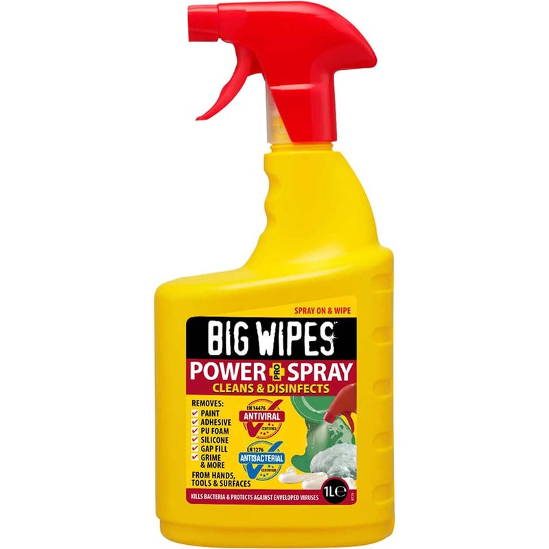 Big Wipes Big Wipes Power Spray PRO+ Cleaning Formula 1 Litre Bottle 2448 0000