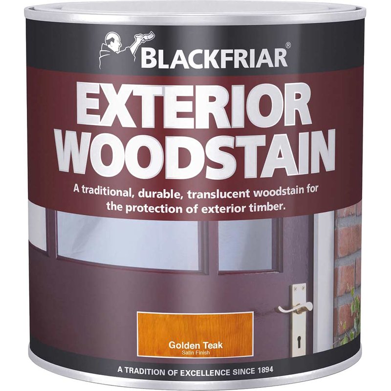 Blackfriar Traditional Exterior Woodstain Golden Teak 500ml BF0010001E1