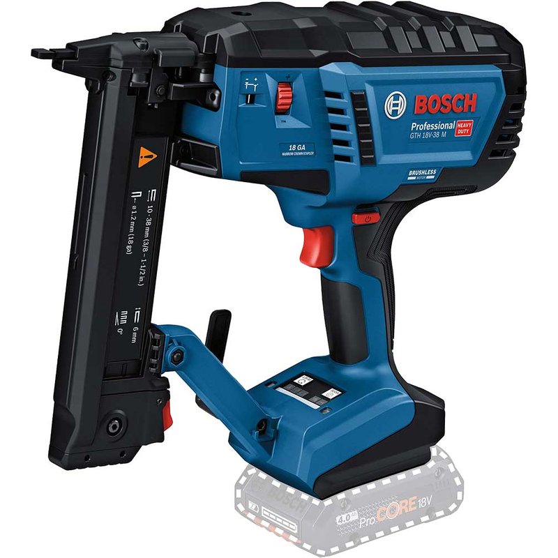 Bosch GTH 18V-38 M 18v Cordless Narrow Crown Stapler No Batteries No Battery Charger No Case