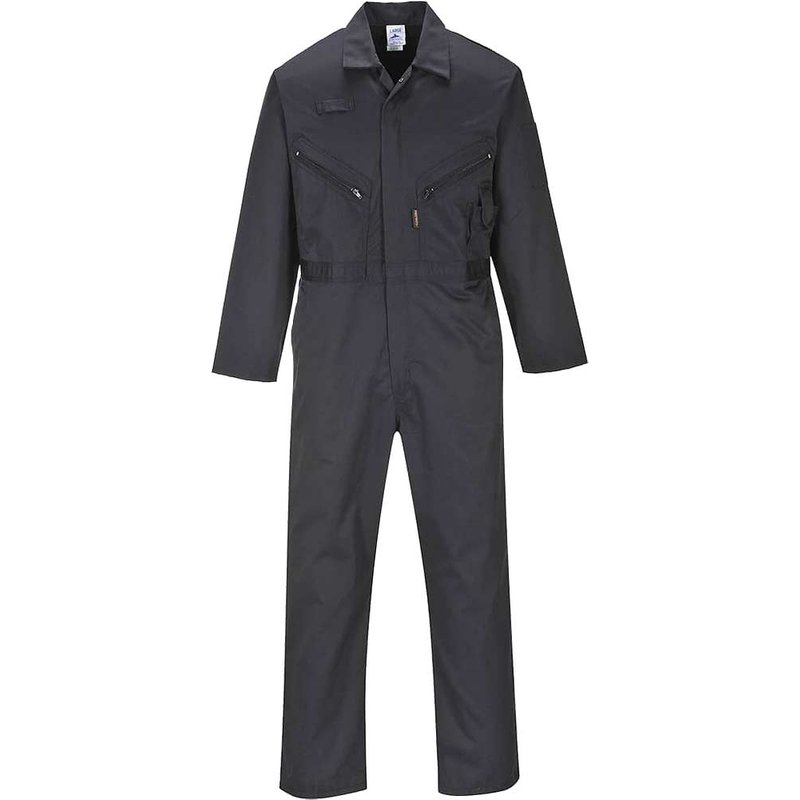 Portwest Liverpool Zip Coverall Black XS 31"