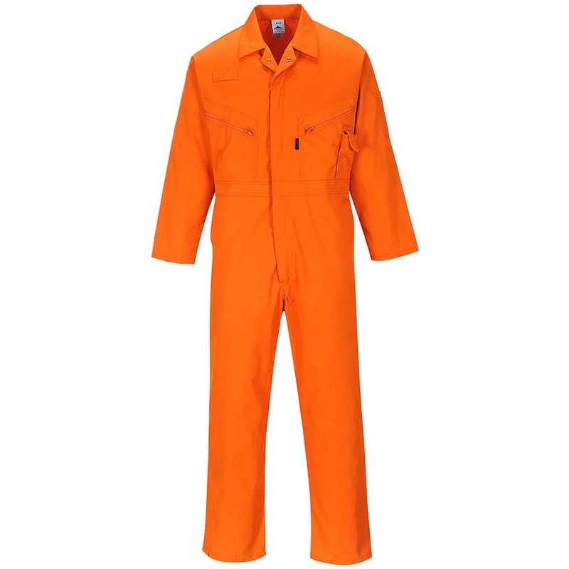 Portwest Liverpool Zip Coverall Orange 2XL 31"