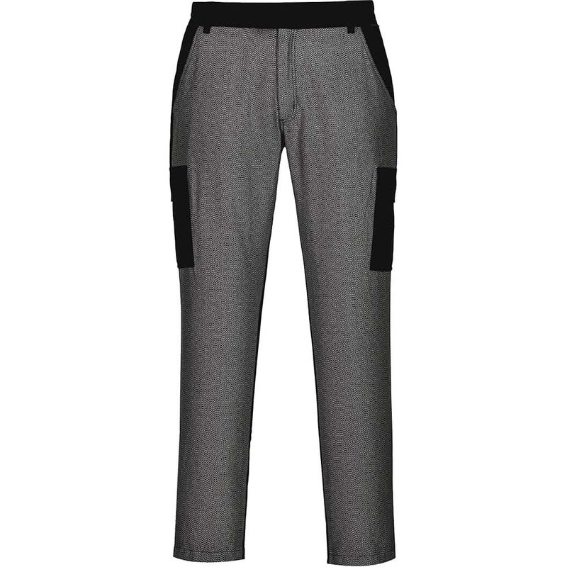 Portwest Mens Cut Resistant Front Cargo Trousers Black 2XL 31"