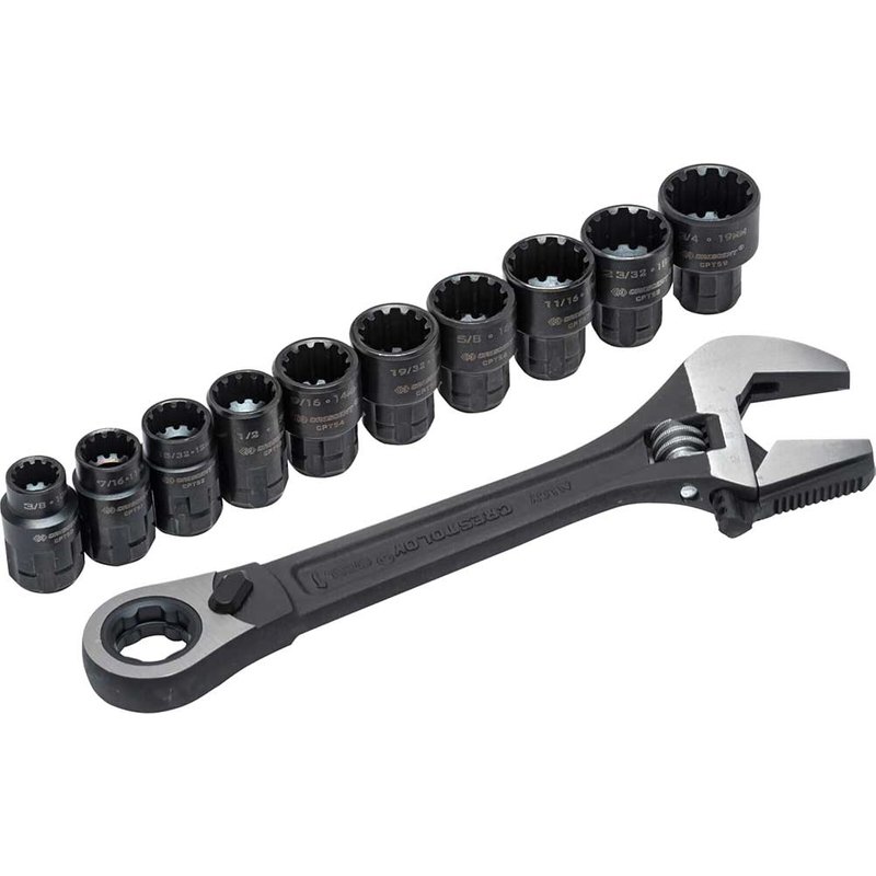 Crescent 11 Piece X6 Pass Thru Adjustable Wrench Set
