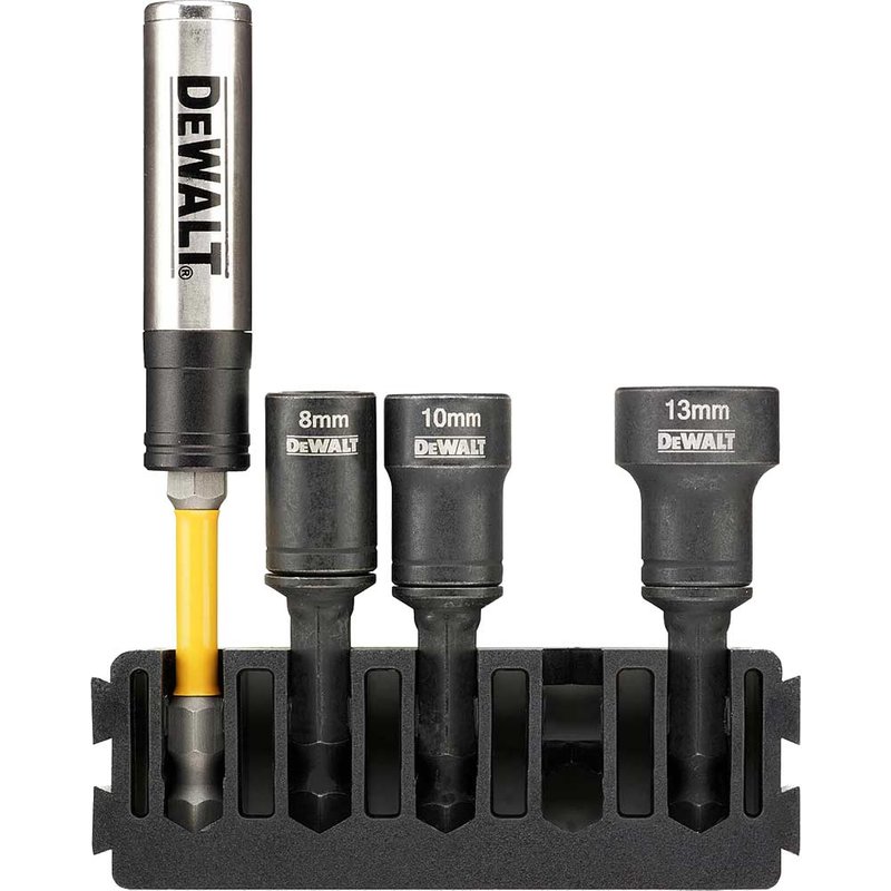 DEWALT Power Tools 5pc Bit Bar Nutdriver 8mm, 10mm & 13mm DT70827-QZ