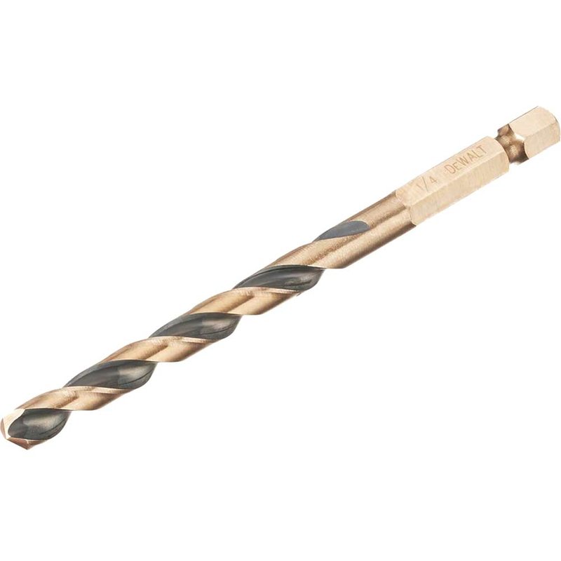 DEWALT Power Tools BLACK&GOLD Hex HSS-G Drill Bit 7.0mm DT20610-QZ
