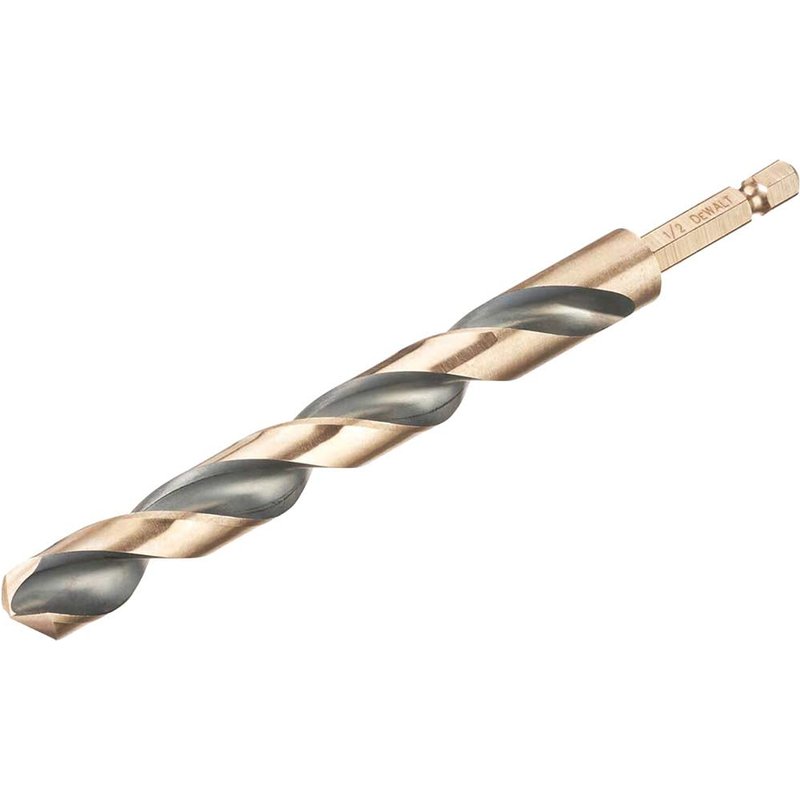 DEWALT Power Tools BLACK&GOLD Hex HSS-G Drill Bit 13.0mm DT20619-QZ