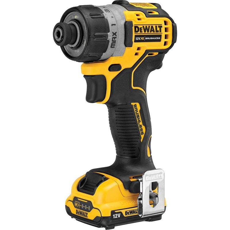 DEWALT Power Tools DCF601D2 XR Brushless Sub-Compact Screwdriver 12V 2 x 2.0Ah Li-ion DCF601D2-GB