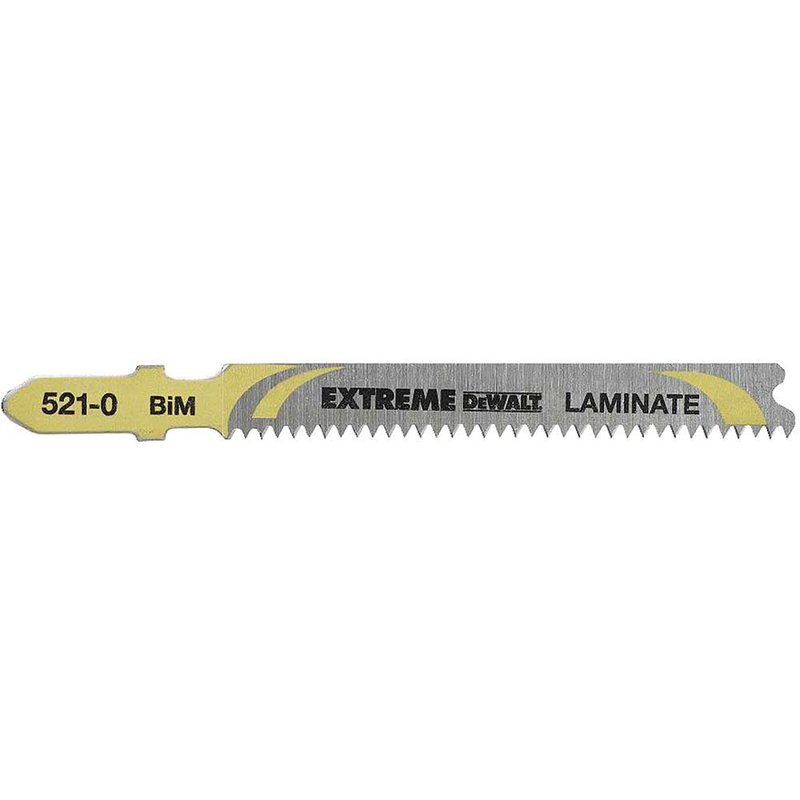 DeWalt T101BIF Long Life Bi-Metal Jigsaw Blades Pack of 5