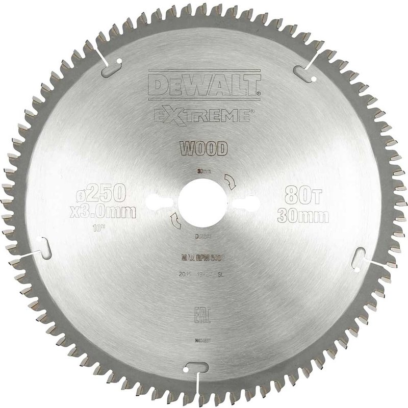 DeWalt Extreme Wood Cutting Saw Blades 350mm 96T 30mm