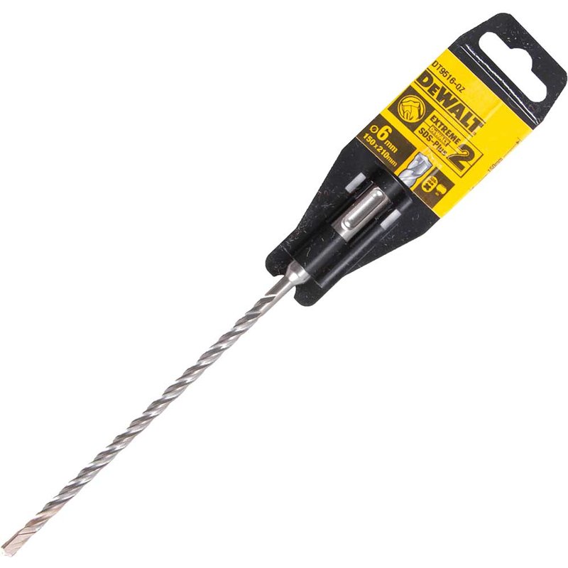 DEWALT Power Tools SDS Plus EXTREME 2® Drill Bit 6 x 210mm DT9516-QZ
