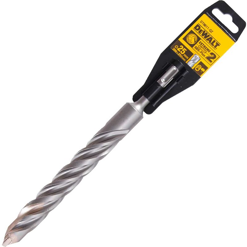 DEWALT Power Tools SDS Plus EXTREME 2® Drill Bit 25 x 250mm DT9611-QZ