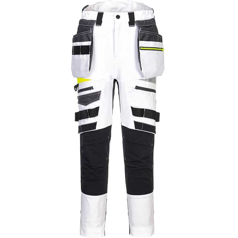 Portwest DX4 Womens Detachable Holster Pocket Trousers White 38" 31"