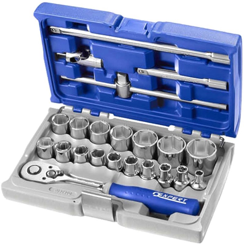 Expert by Facom 22 Piece 1/2" Drive Hex Socket Set Metric 1/2"