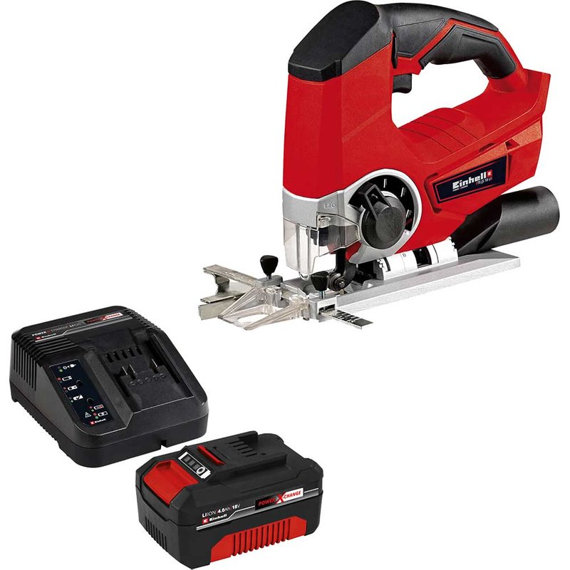Einhell TE-JS 18/80 Li 18v Cordless Jigsaw 2 x 2.5ah Li-ion Battery Charger No Case