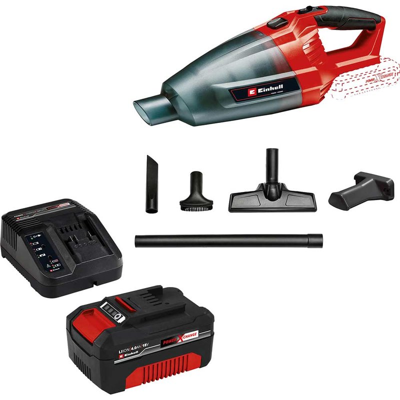 Einhell TE-VC 18 Li 18v Cordless Handheld Vaccuum Cleaner 1 x 2.5ah Li-ion Battery Charger No Case