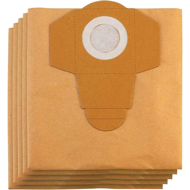 Einhell Genuine Dust Bags for 40L & 50L Wet & Dry Vacuum Cleaners Pack of 5