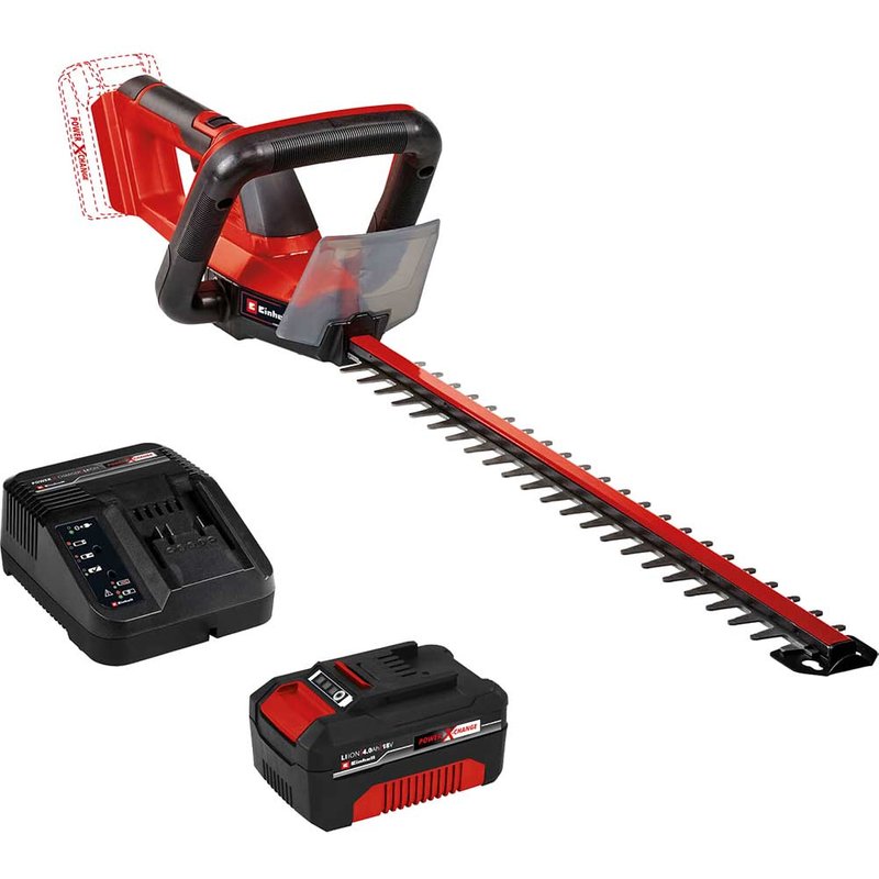 Einhell GC-CH 18/50 Li 18v Cordless Hedge Trimmer 500mm 1 x 2.5ah Li-ion Battery Charger