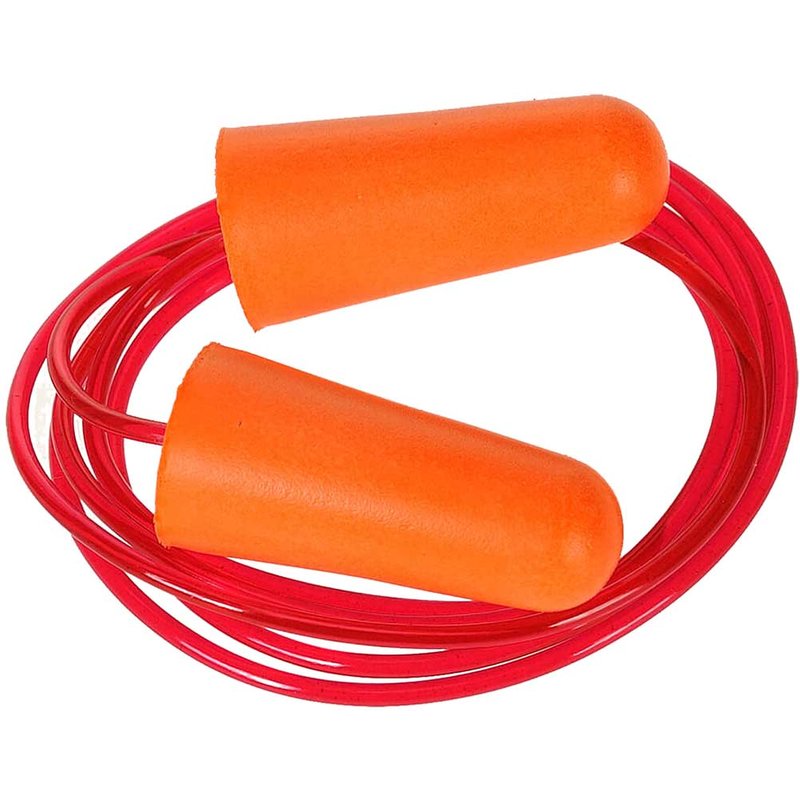Portwest Corded PU Foam Ear Plugs Pack of 200