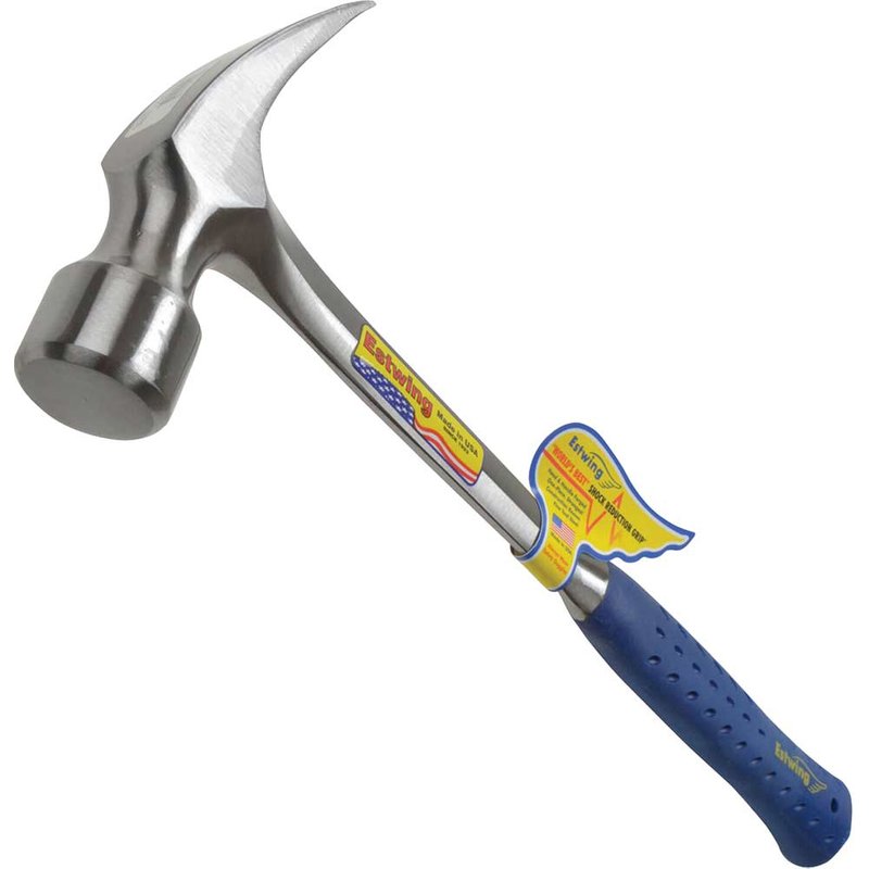 Estwing E3/30S Straight Claw Framing Hammer - Vinyl Grip 840g (30oz) E3/30S