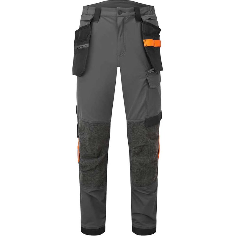 Portwest EV4 Stretch Holster Trousers Metal Grey 42" 31"