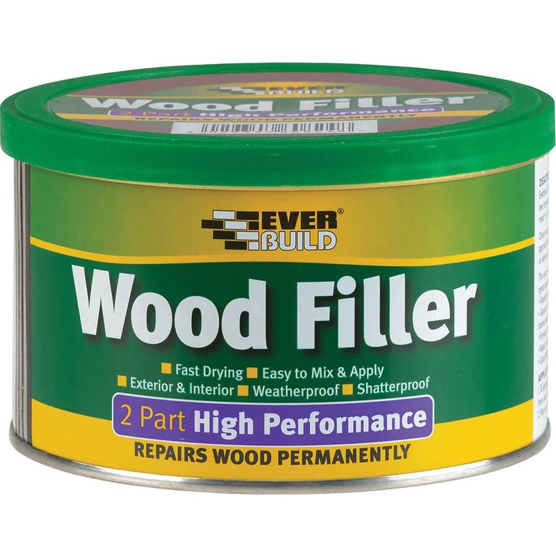 Everbuild Sika 2-Part High-Performance Wood Filler Pine 500g 481027