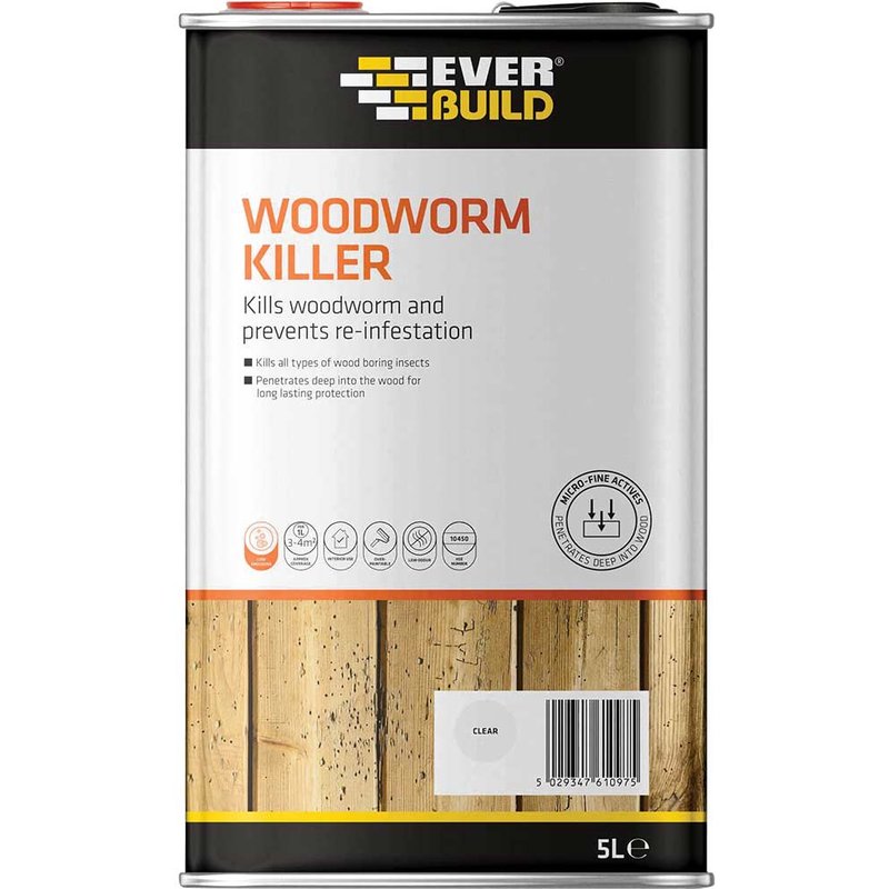 Everbuild Sika Woodworm Killer 5 litre 483790