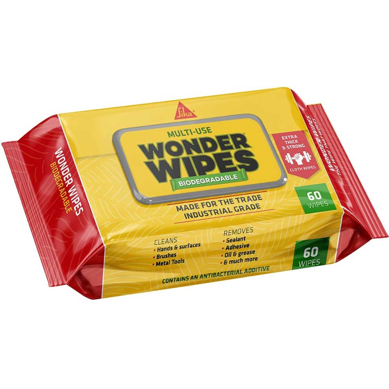 Everbuild Sika Wonder Wipes Biodegradable x 60 780111