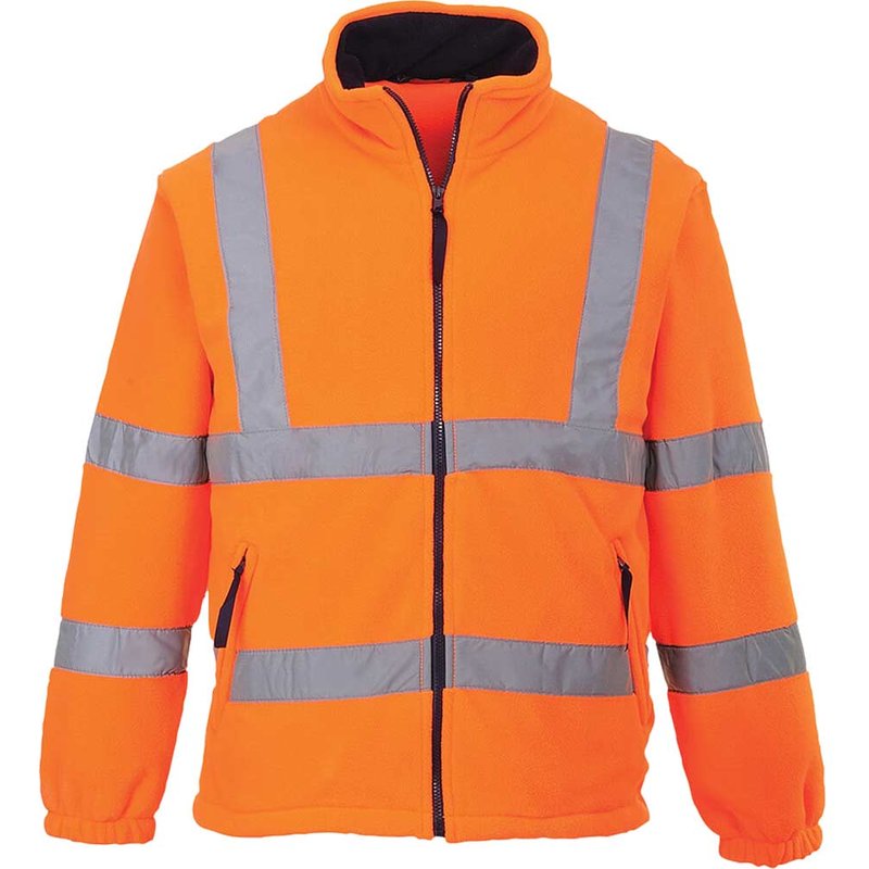 Portwest Hi Vis Mesh Lined Fleece Orange S