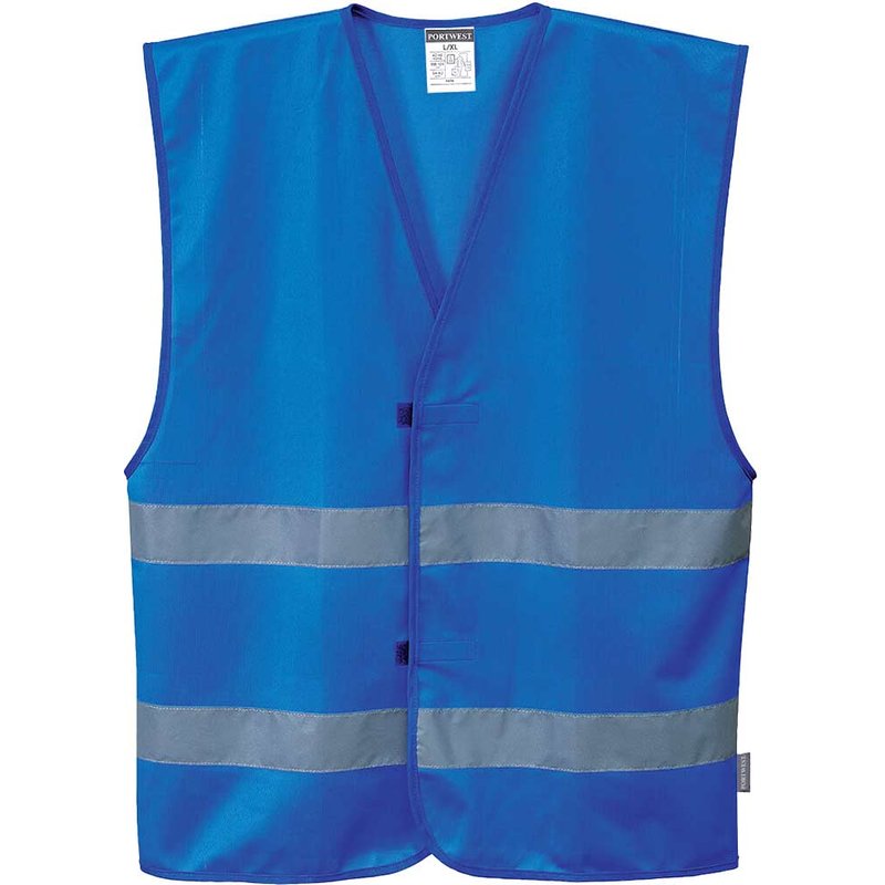 Portwest Iona 2 Band Reflective Safety Vest Royal Blue L / XL