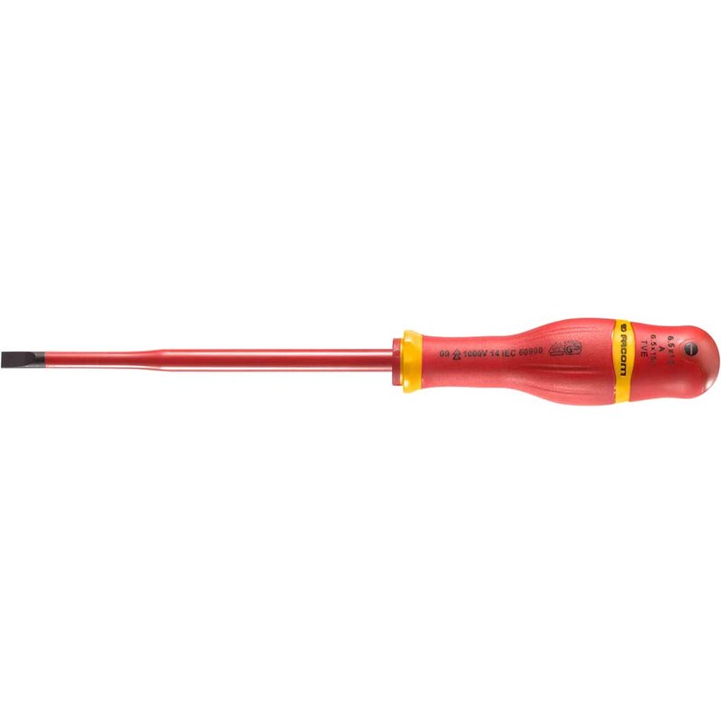 Facom Protwist Insulated Parallel Slotted Screwdriver 6.5mm 150mm