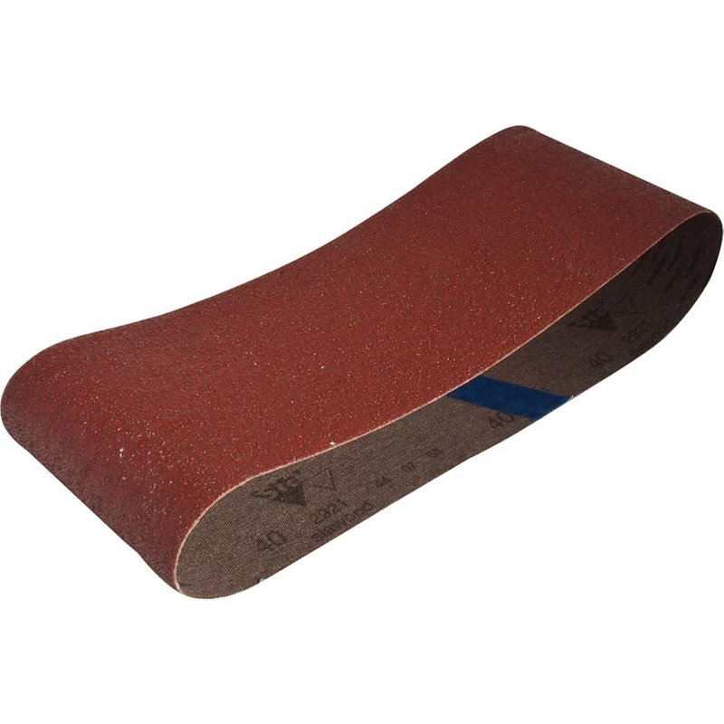 Faithfull Aluminum Oxide Cloth Belt 100mm x 610mm 100mm x 610mm 40g Pack of 3
