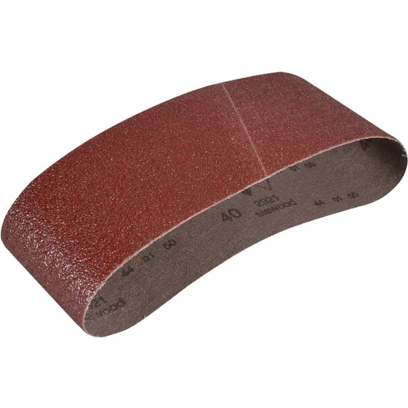 Faithfull Cloth Sanding Belts 75 x 457mm 75mm x 457mm 40g Pack of 1