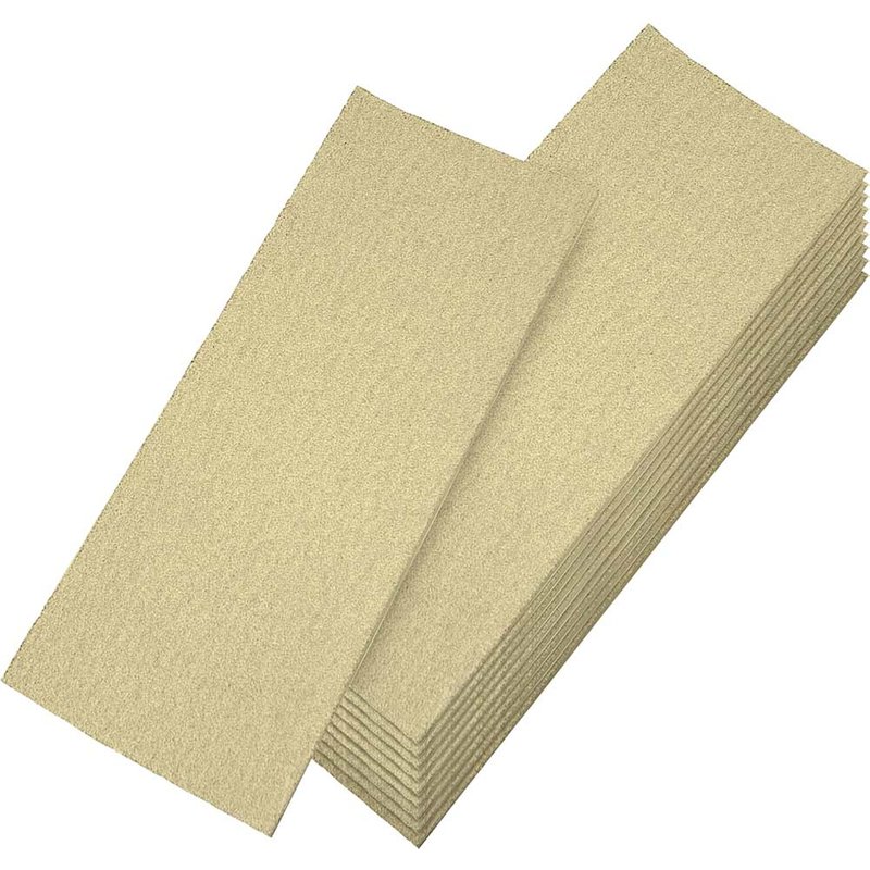 Faithfull Clip On 1/3 Sanding Sheets 92mm x 230mm Medium Pack of 10