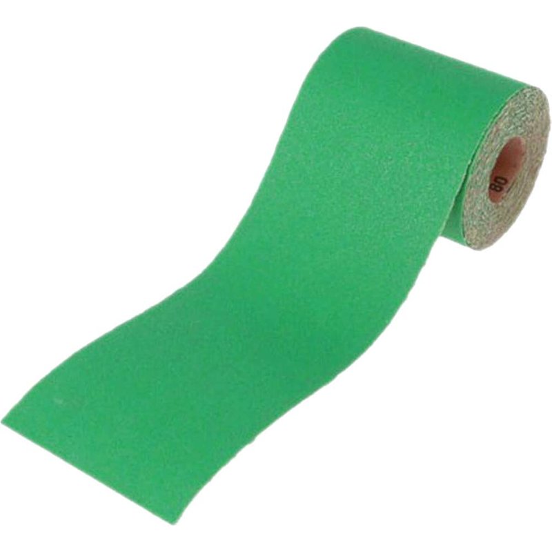Faithfull Aluminium Oxide Sanding Paper Roll Green 115mm x 5m 60G FAIAR560G