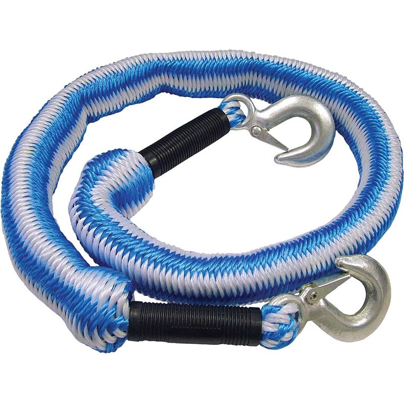 Faithfull Tow Rope Expanding 4m Metal Hooks 3 Tonnes FAIAUTRELAST