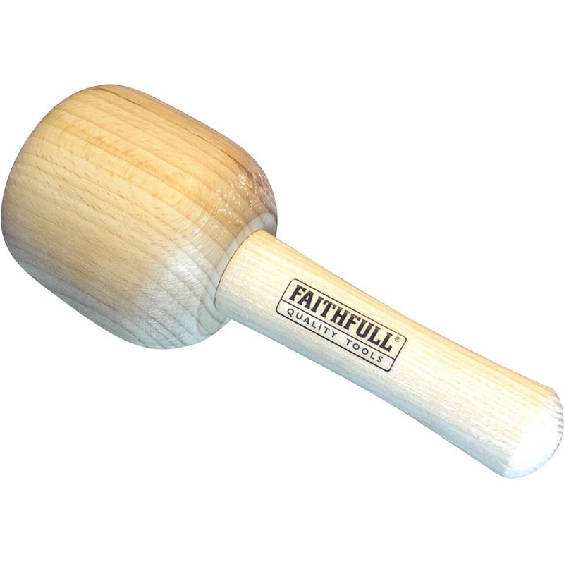 Faithfull Heavy-Duty Carver's Mallet Beech 90mm FAICM90HD
