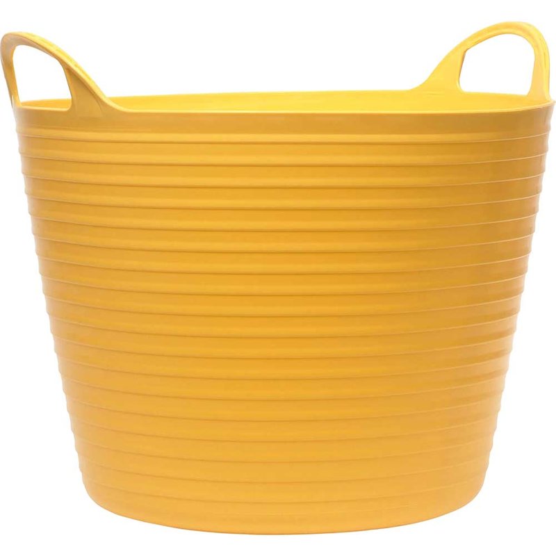 Faithfull Flex Tub Heavy Duty Flexible Bucket 15l Yellow