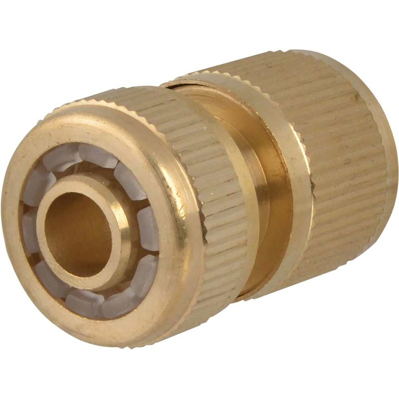 Faithfull Brass Female Water Stop Connector 12.5mm (1/2in) FAIHOSEWC