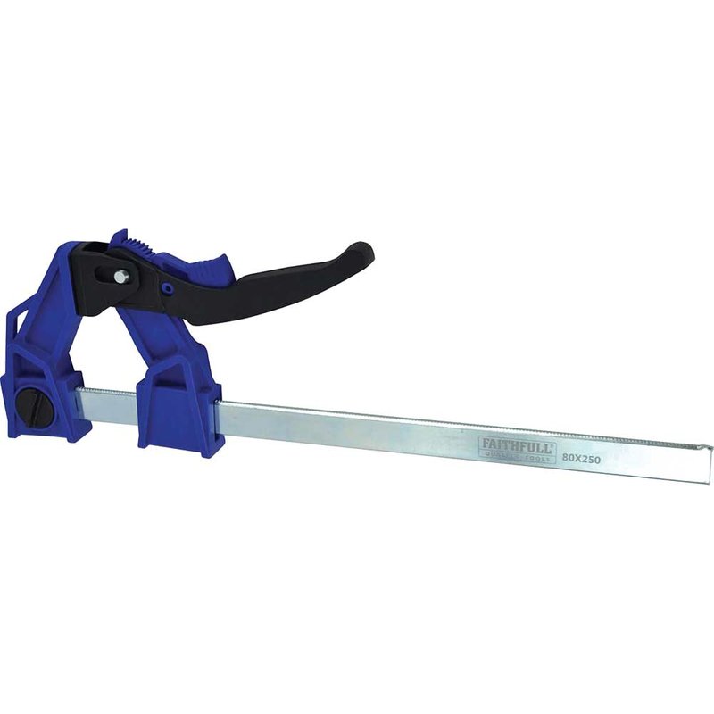 Faithfull Heavy-Duty Lever Clamp Capacity 250mm FAILC250120