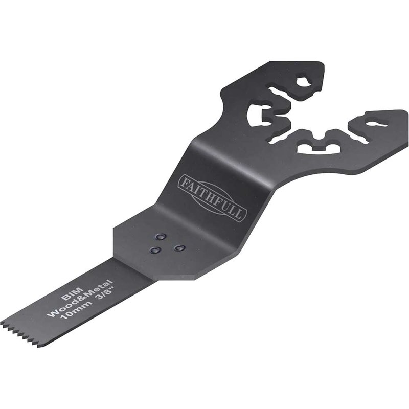 Faithfull OIS Oscillating Multi Tool Metal and Wood Flush Cut Blade 10mm Pack of 1